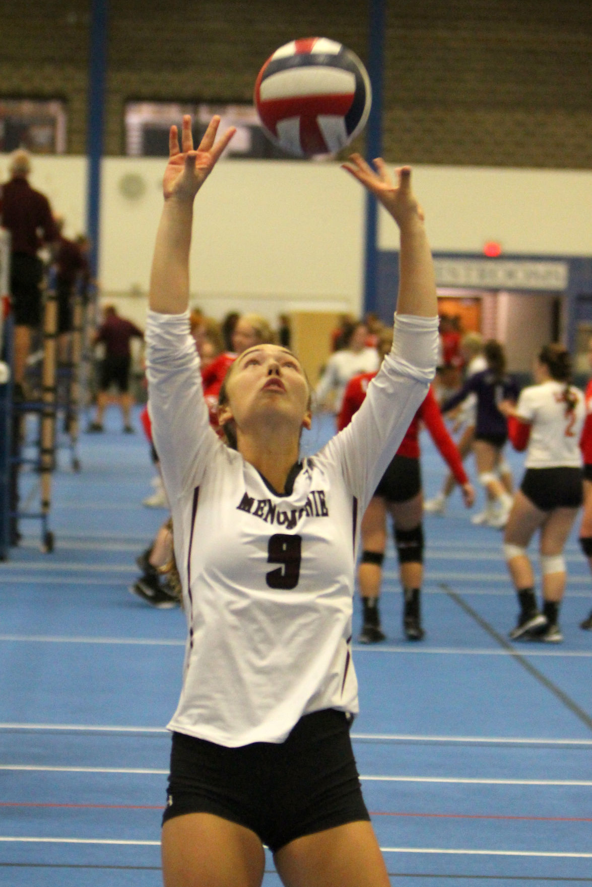 Prep volleyball sprawl at UW-Stout 8-31-19